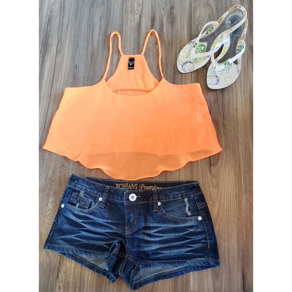 Windsor shear orange top